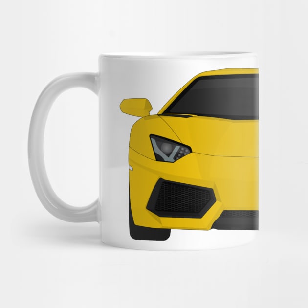 AVENTADOR YELLOW by VENZ0LIC